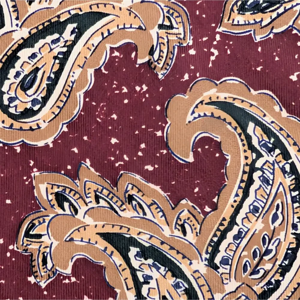 Vintage 90s Tommy Hilfiger Silk Tie Paisley Y2K Preppy Retro Maximalist Eclectic